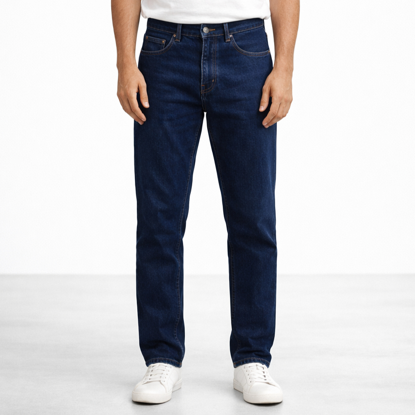JB Boss Alfa Regular Fit Non Stretch Tidak Melar Lurus Basic Celana Panjang Jeans Denim Pria Men