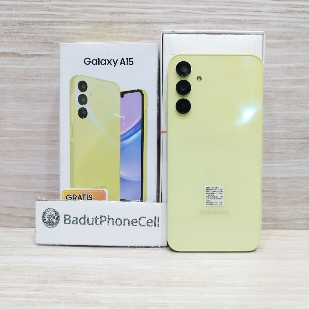 SAMSUNG A15 4G 8/256GB 8/128GB HANDPHONE SECOND BEKAS FULLSET