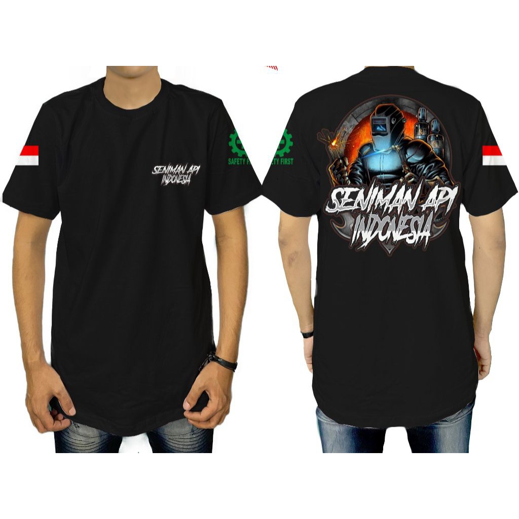 KAOS TSHIRT SENIMAN API INDONESIA WELDER//KAOS WELDER