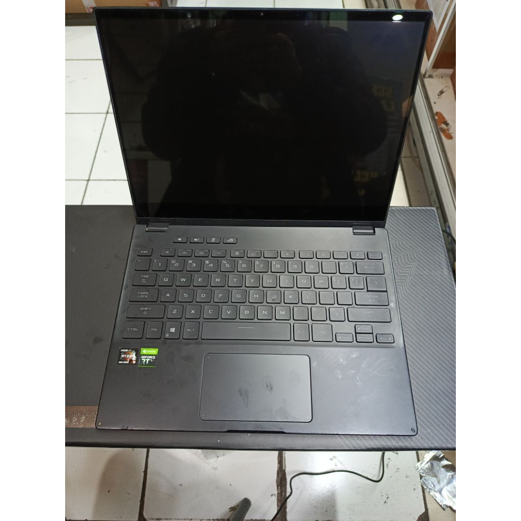laptop Asus Rog Flow AMD ryzen 9 rtx 3050Ti kondisi mati