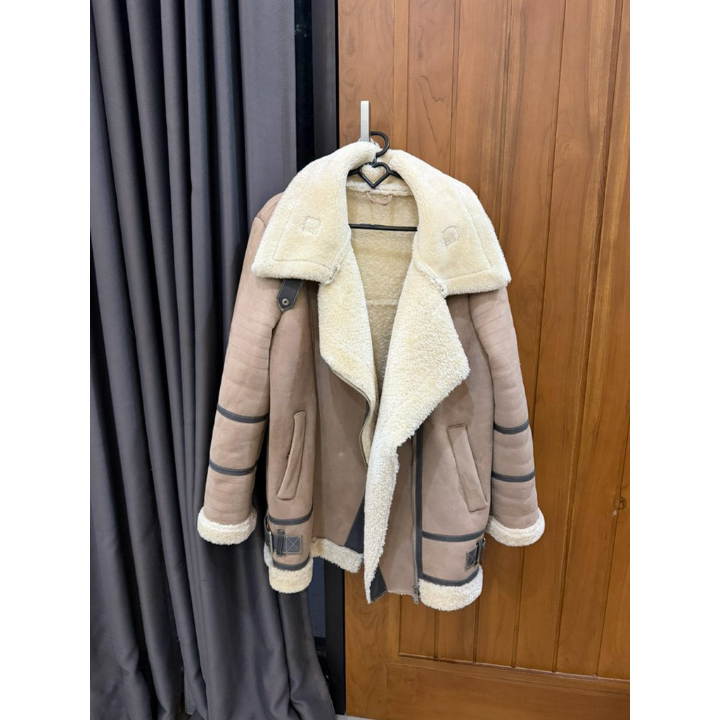 Zara fur jacket winter outwear jacket
