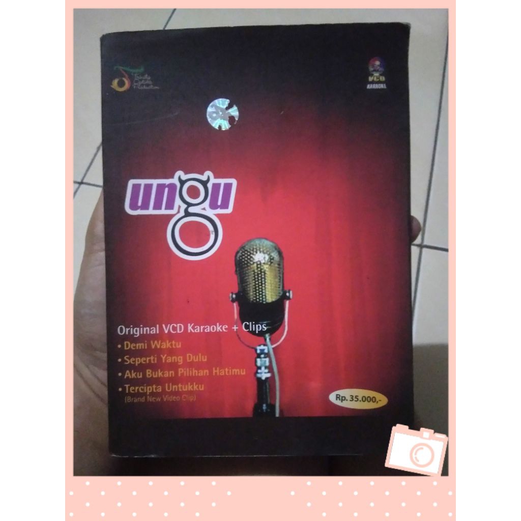 kaset cdoriginal video karaoke musik indo band UnGu album greatest hits