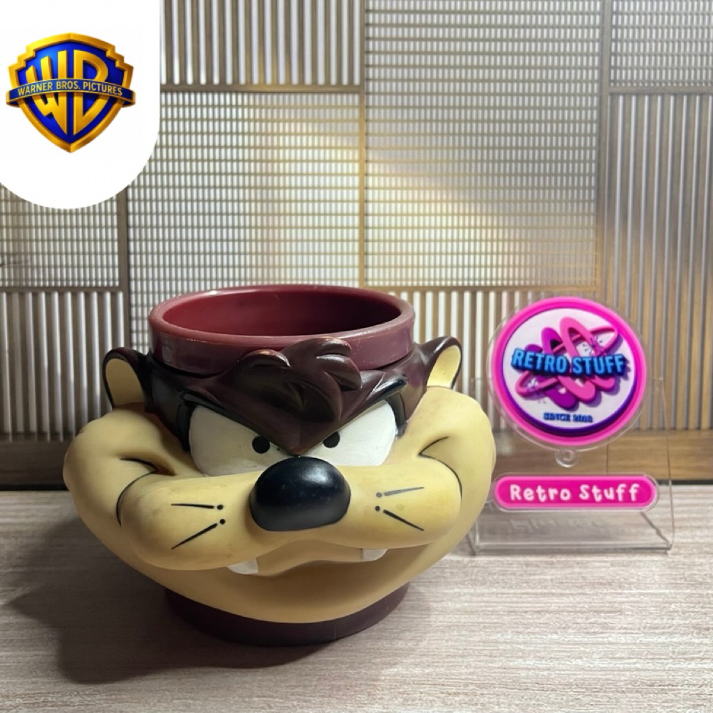Mug Vintage Looney Tunes Tazmania Devil Super Rare Item Original Warner Bros