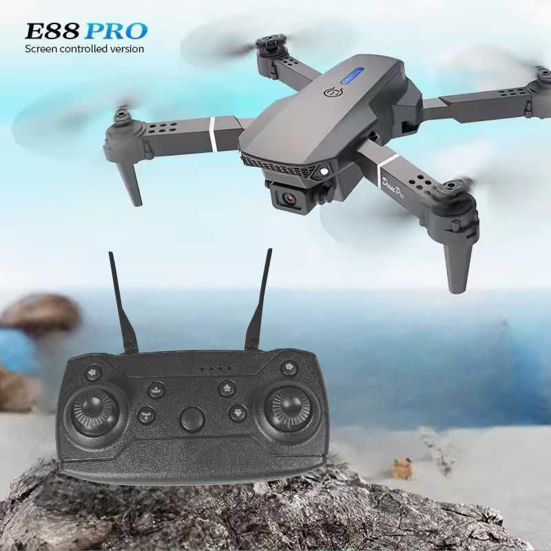 Drone Mini Quadcopter Dual kamera 2.4GHz - E88 Pro mainaan pesawat
