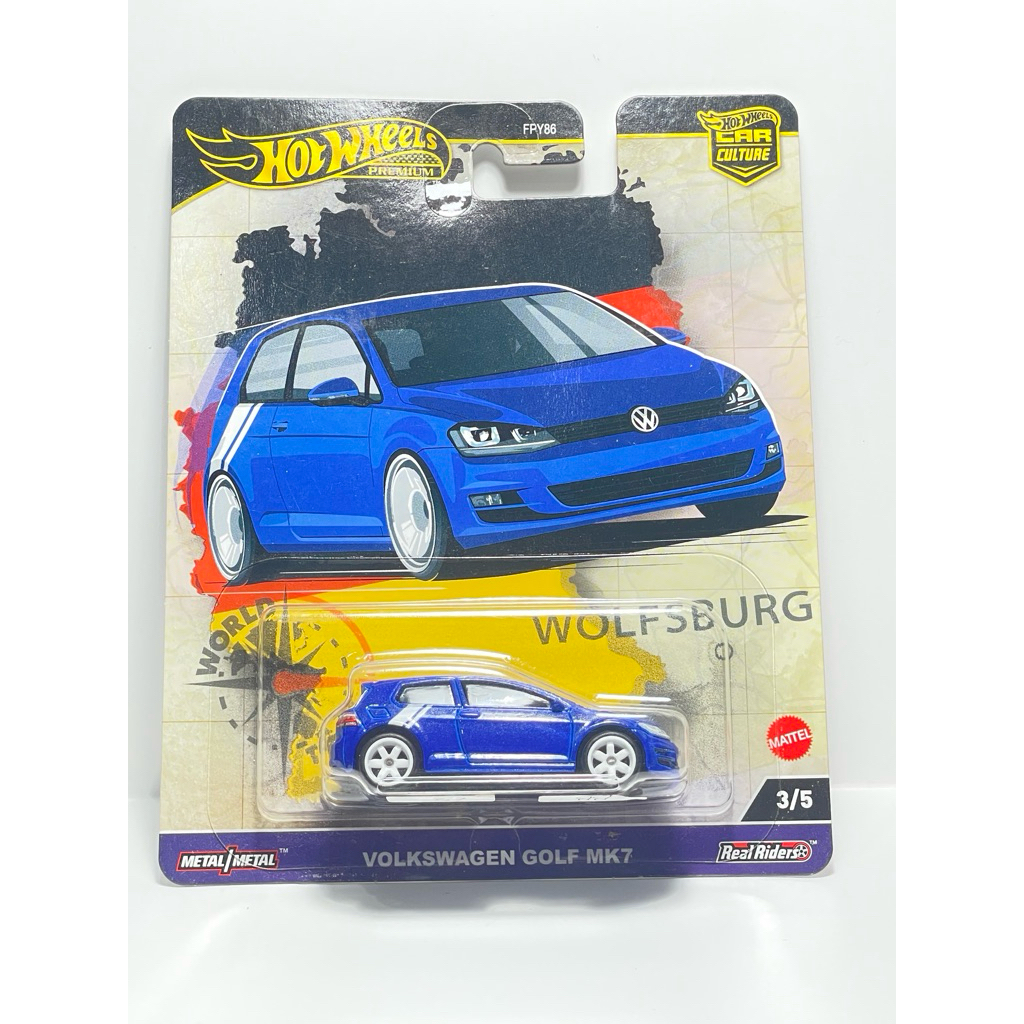 Hot Wheels Premium Volkswagen Golf MK7