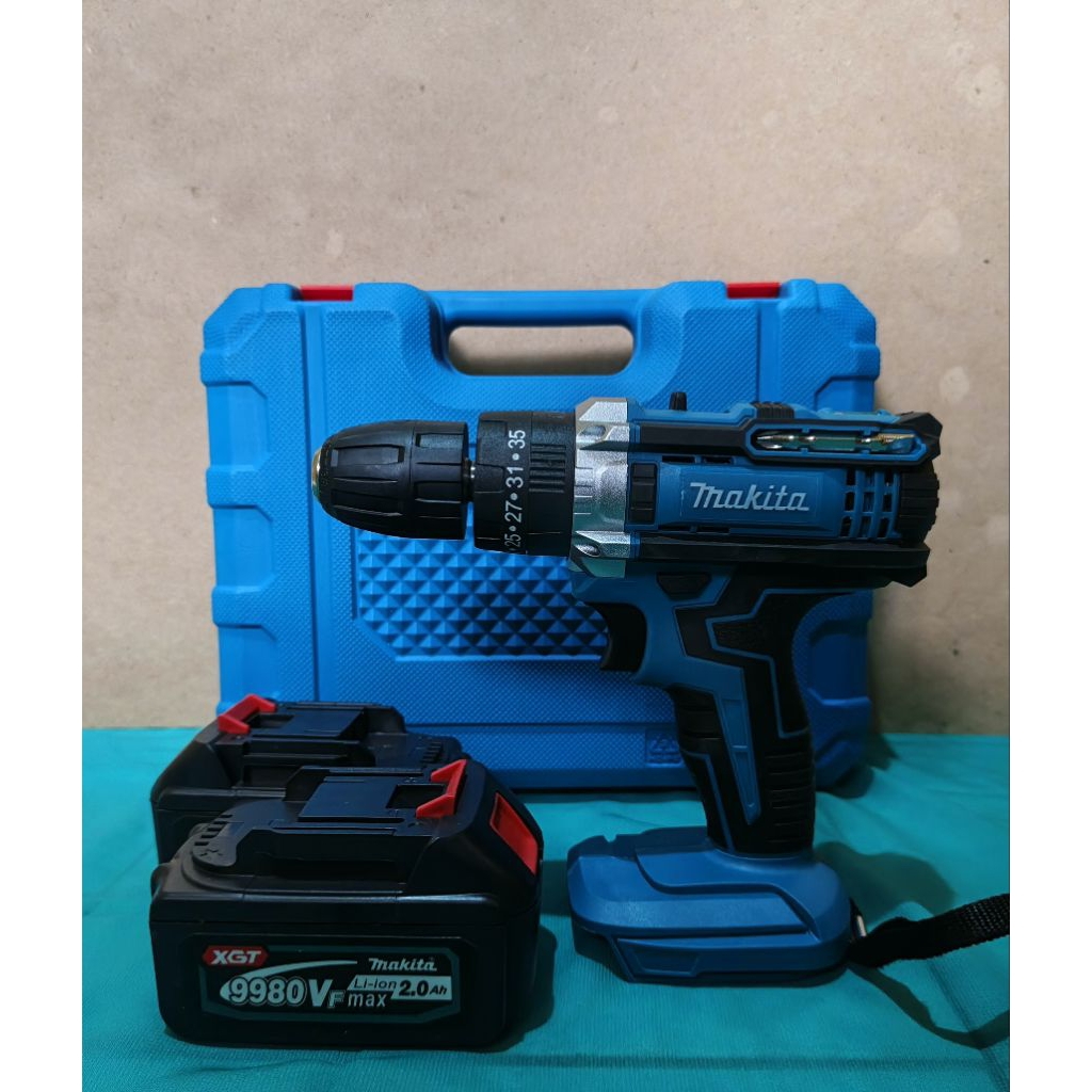 ‎Bor Makita Cordless Bor Listrik Tangan Baterai Besar