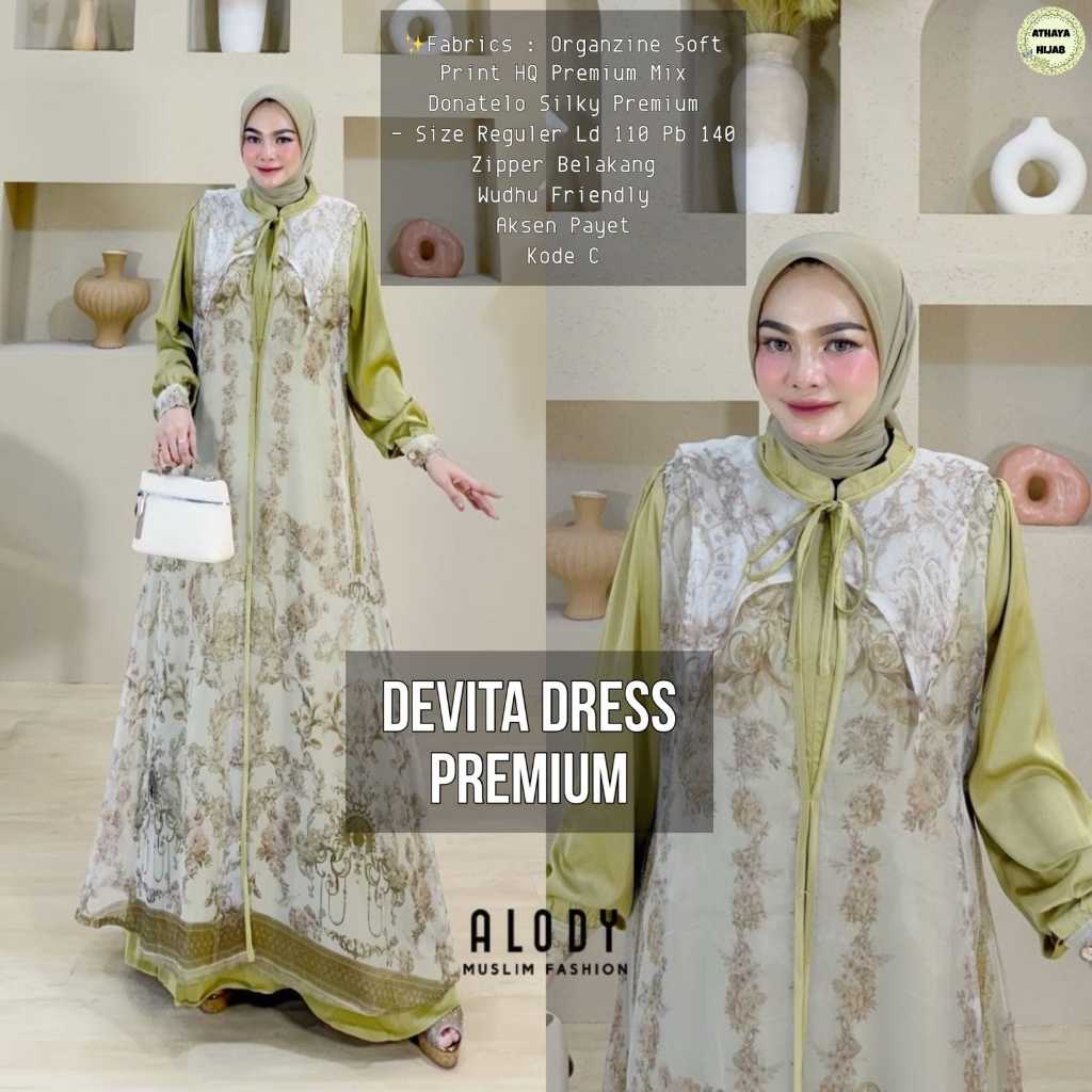 Pakaian Wanita HQ DEVITA DRESS From AtHAYA FASHION STORE
