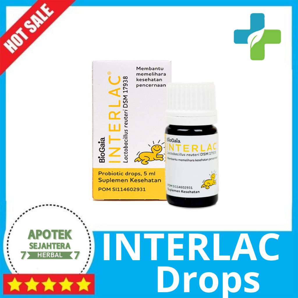 Interlac Drop Tetes Probiotik Bayi