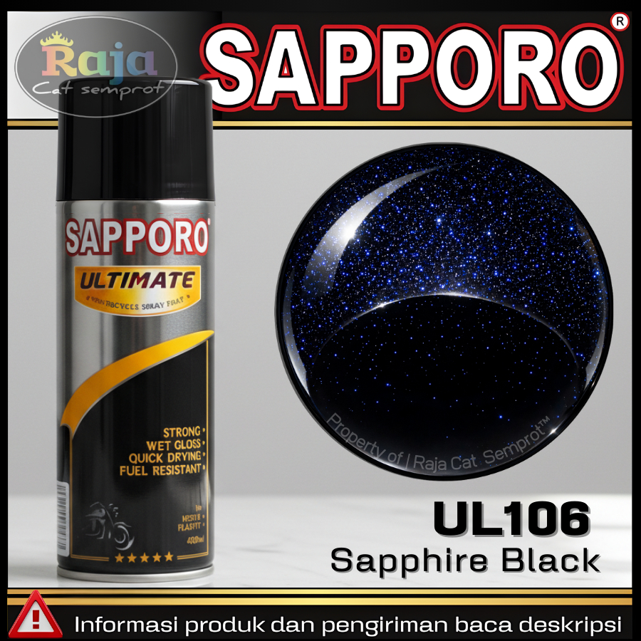 Sapporo Ultimate : Sapphire Black - UL106**