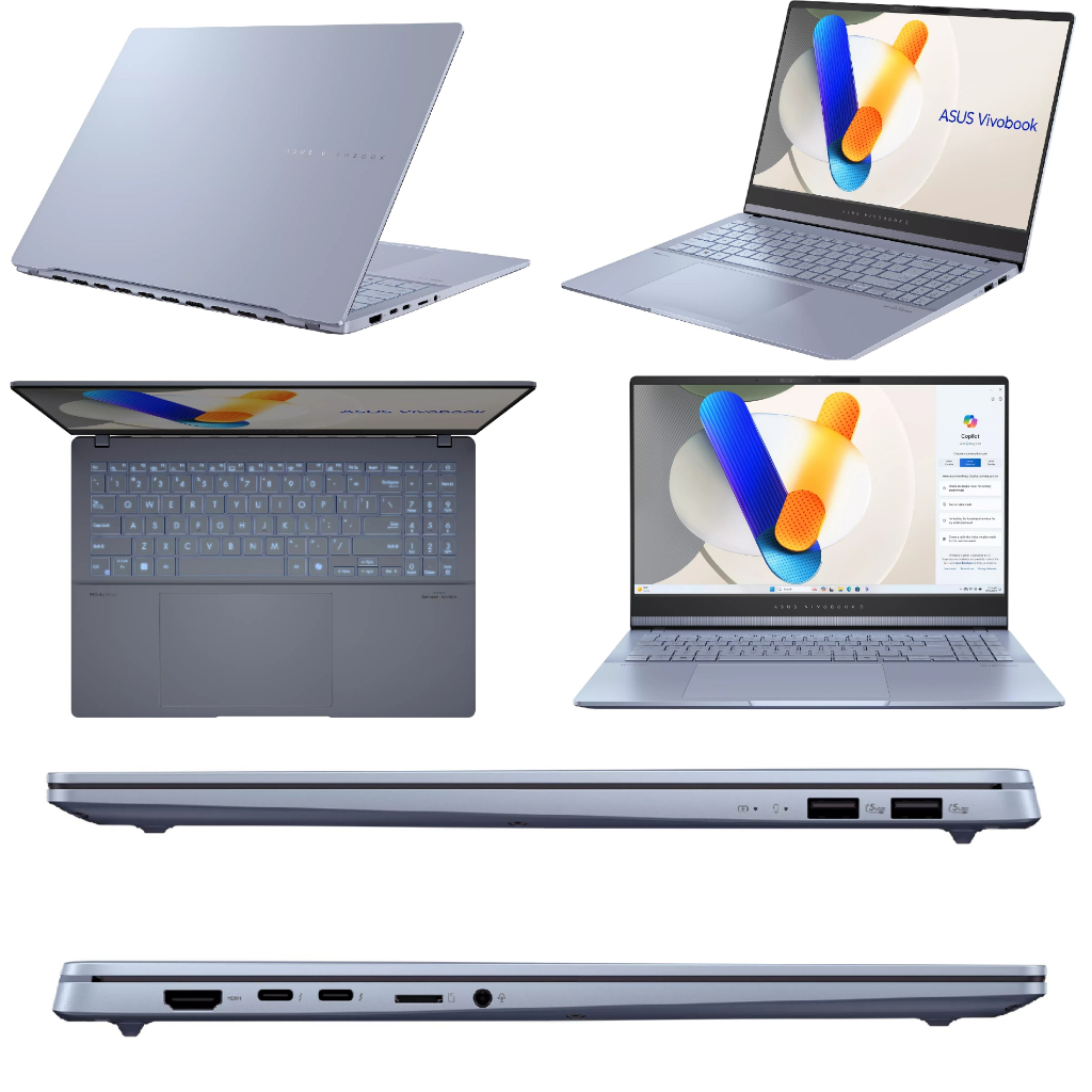 Laptop ASUS Vivobook S 15 15.6 Inch OLED 3K 120Hz Intel Core Ultra 7 155H Arc RAM 16GB SSD 1TB S5506