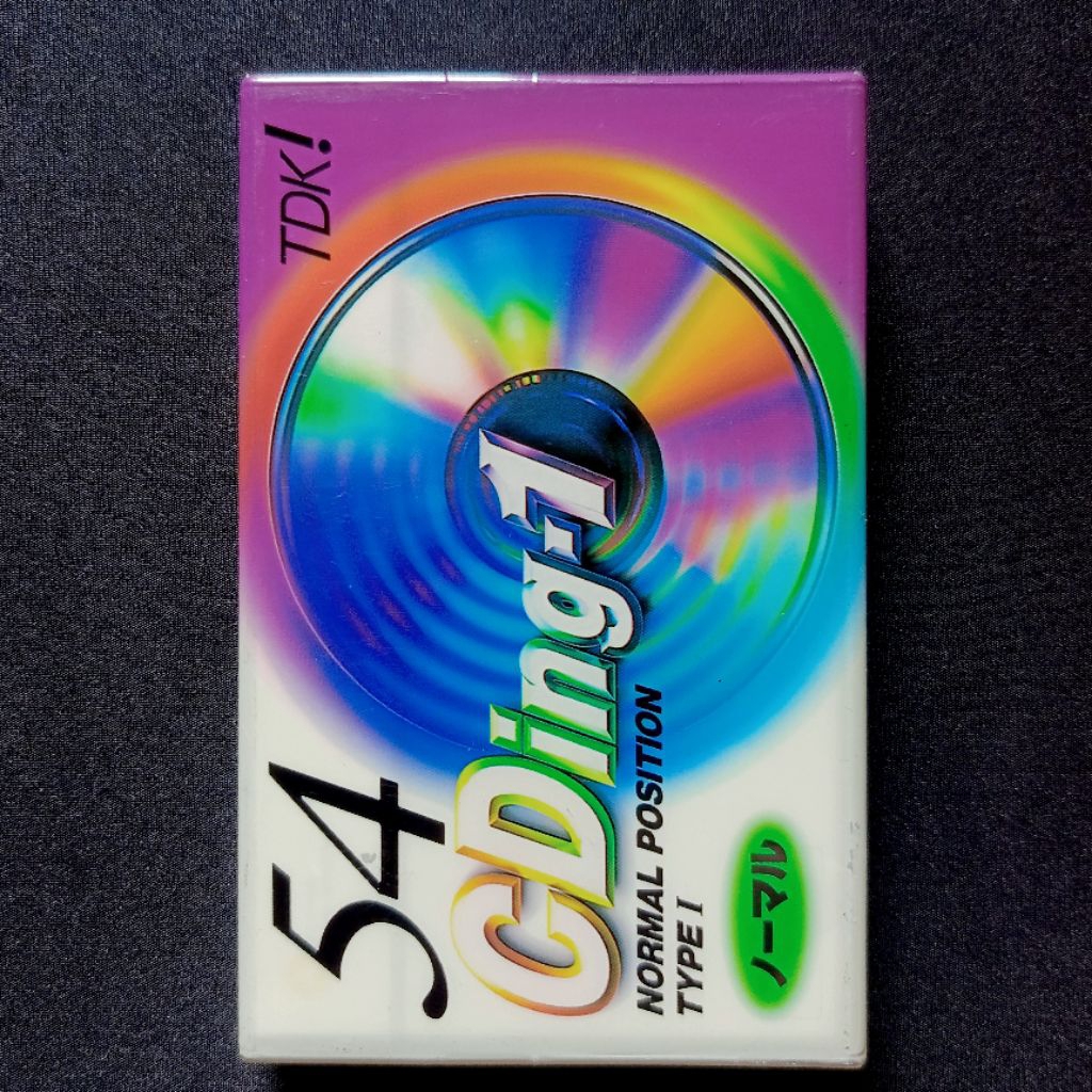 Kaset Kosong TDK CDing 1 54 (Blank Cassette Tape) (Sealed)