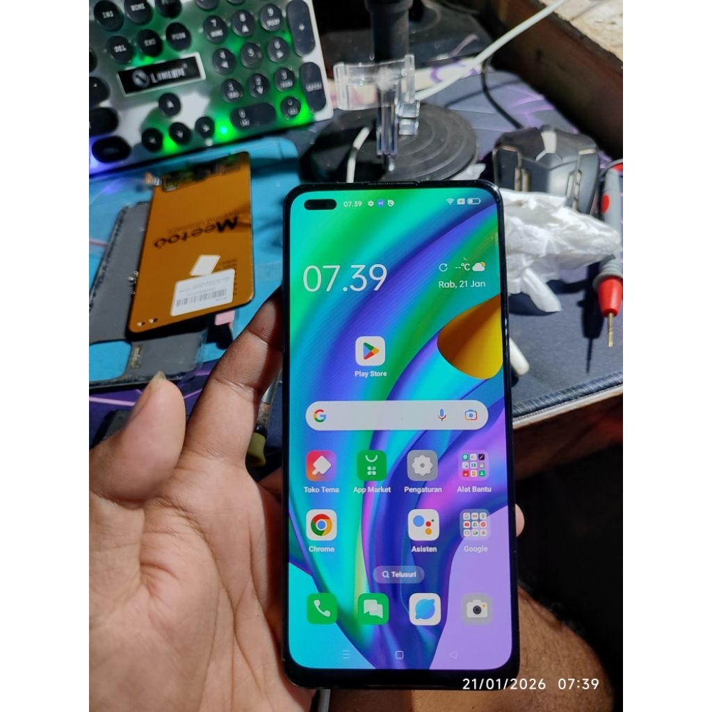 LCD OPPO RENO 4F ORIGINAL MINUS DIKIT cek deskripsi