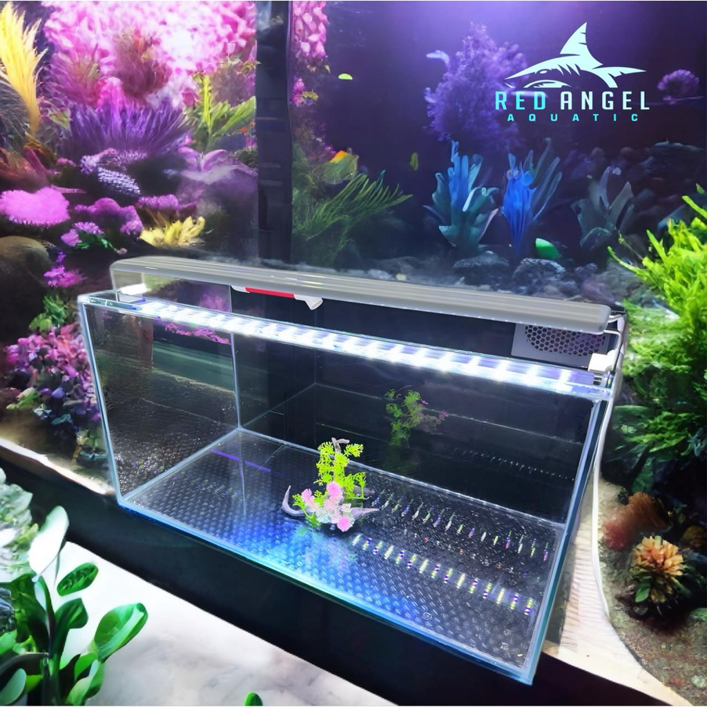 (cargo extra packing+garansi refund)aquarium filter belakang full set tinggal isi air dan ikan untuk