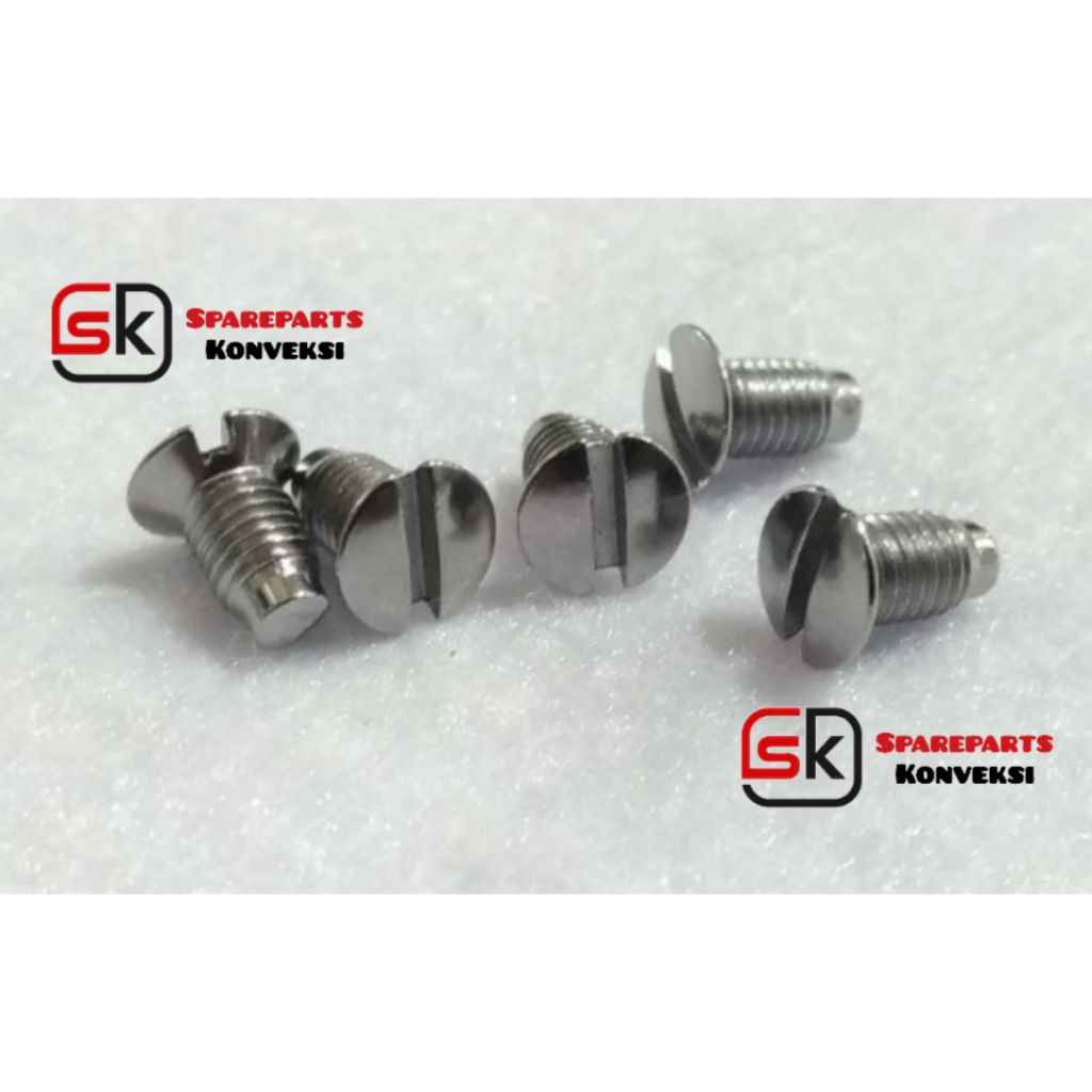 Baut plate mesin jahit/obras