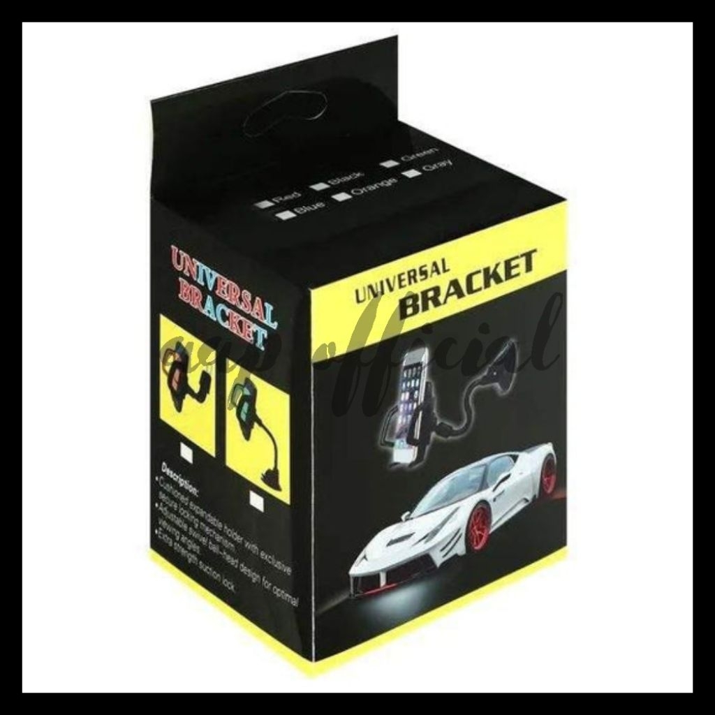 Universal Car Phone Holder Fleksibel 360 Derajat