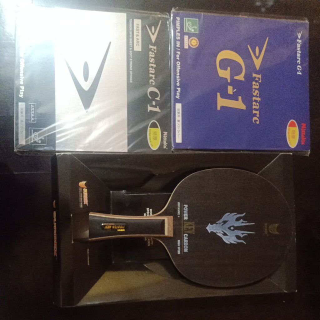 Bet rakitan blade surbex power kev ruber Nittaku fastarc g1 dan c1