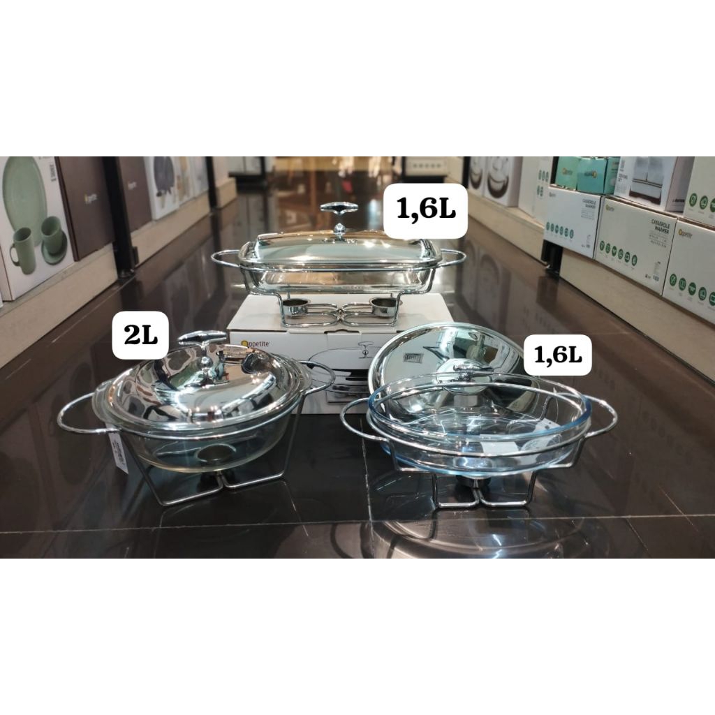 Appetite caserol penghangat makan informa/wadah saji set informa/prasmanan set informa/casserol warm