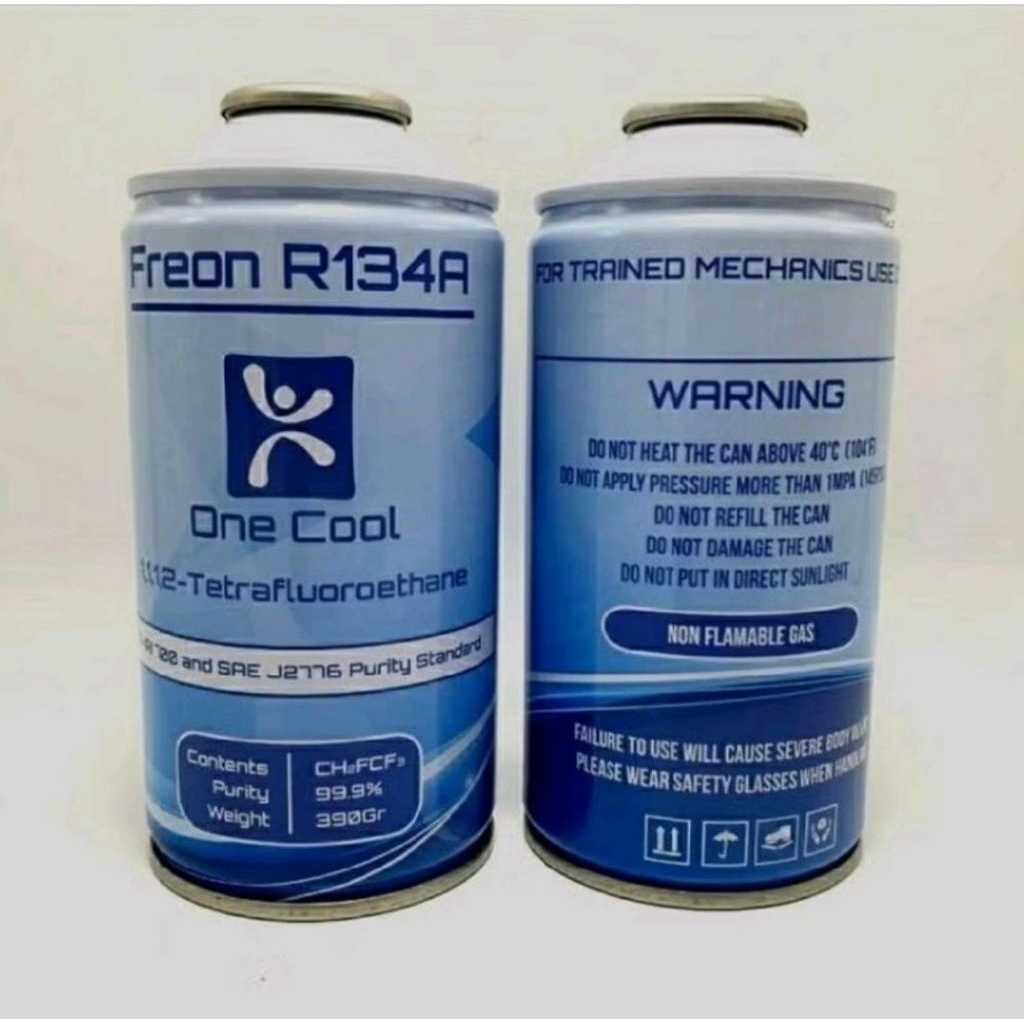 Freon Kulkas Kaleng R134A One Cool 390 Gram