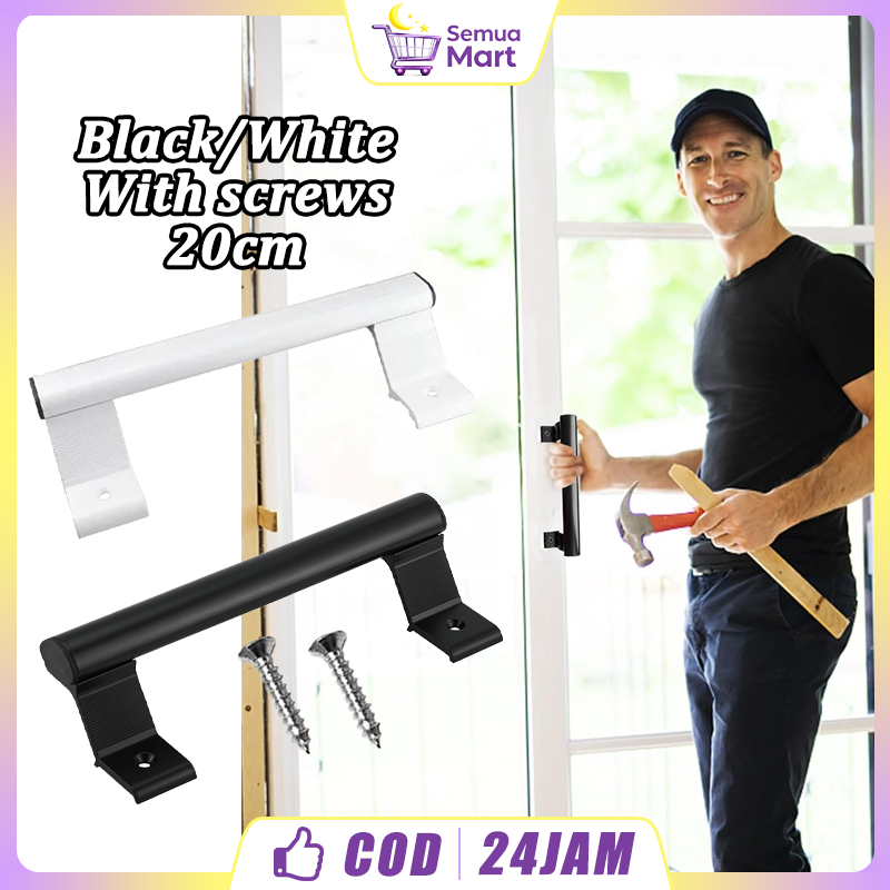 Sliding Pull Handle Aluminium 20CM - Tarikan Pintu Geser, Pintu Jendela Geser, Handle Dipasang Luar