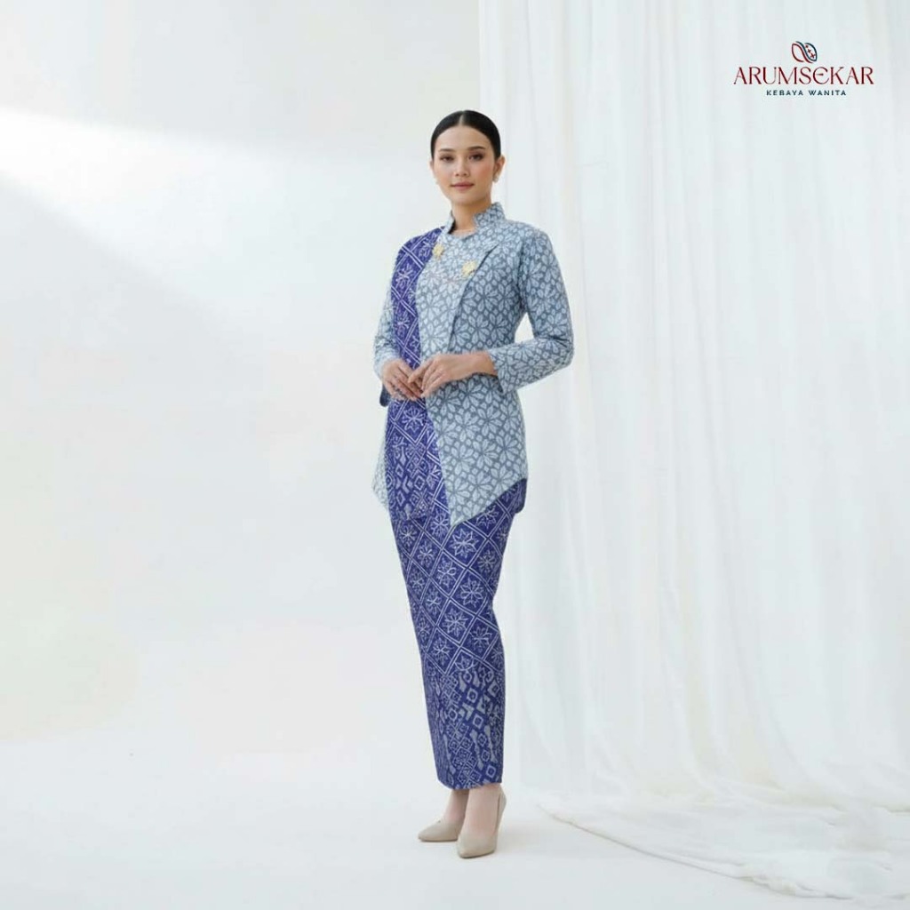 Arumsekar Kebaya - Setelan Kebaya Baju Batik Unik Lebaran Kekinian / Baju Kebaya Couple Pasangan Keb