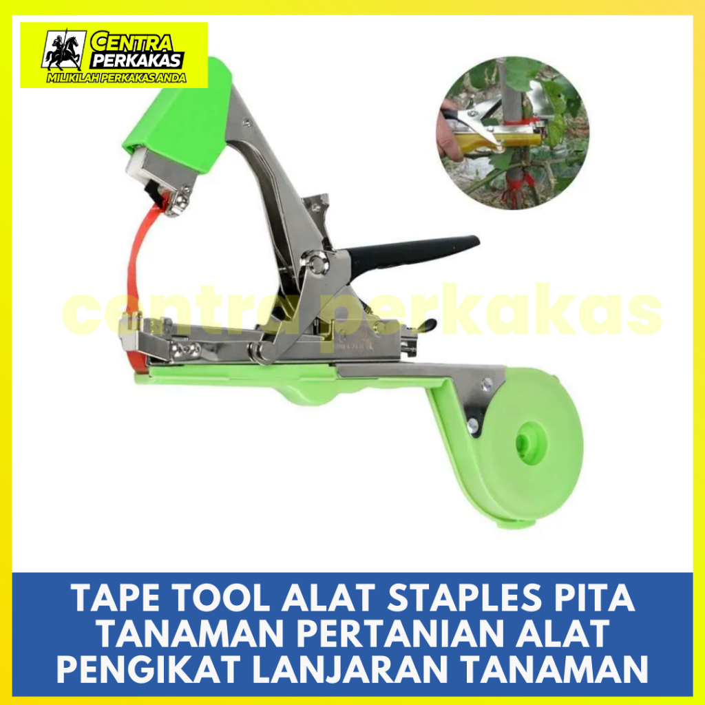 BRT Alat Staples Tanaman Tape Tool Pengikat Batang Tanaman Rambat Melon Tomat