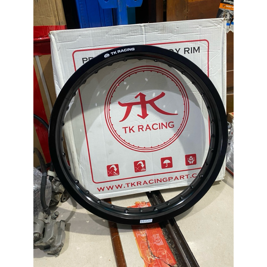 PROMO VELG PELEK PELK TK RACING UKURAN 215X18 215-18 HOLE 32 COCOK UNTUK CRF 150L BELAKANG KONDISI B