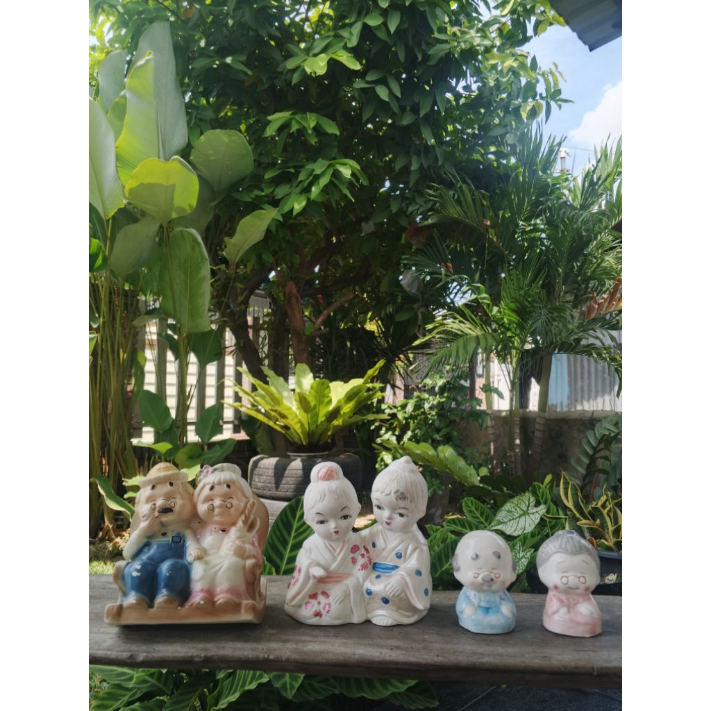 Hiasan Miniatur patung Keramik