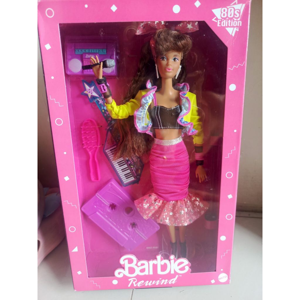 Boneka Barbie rewind 80's Night Out