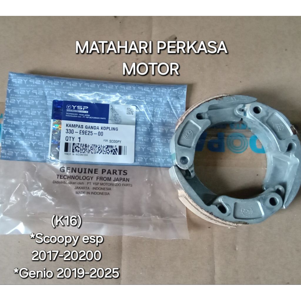 YSP ORIGINAL FCC KAMPAS GANDA ONLY (K16) SCOOPY (2017-2020),GENIO 2019 SD SEKARANG