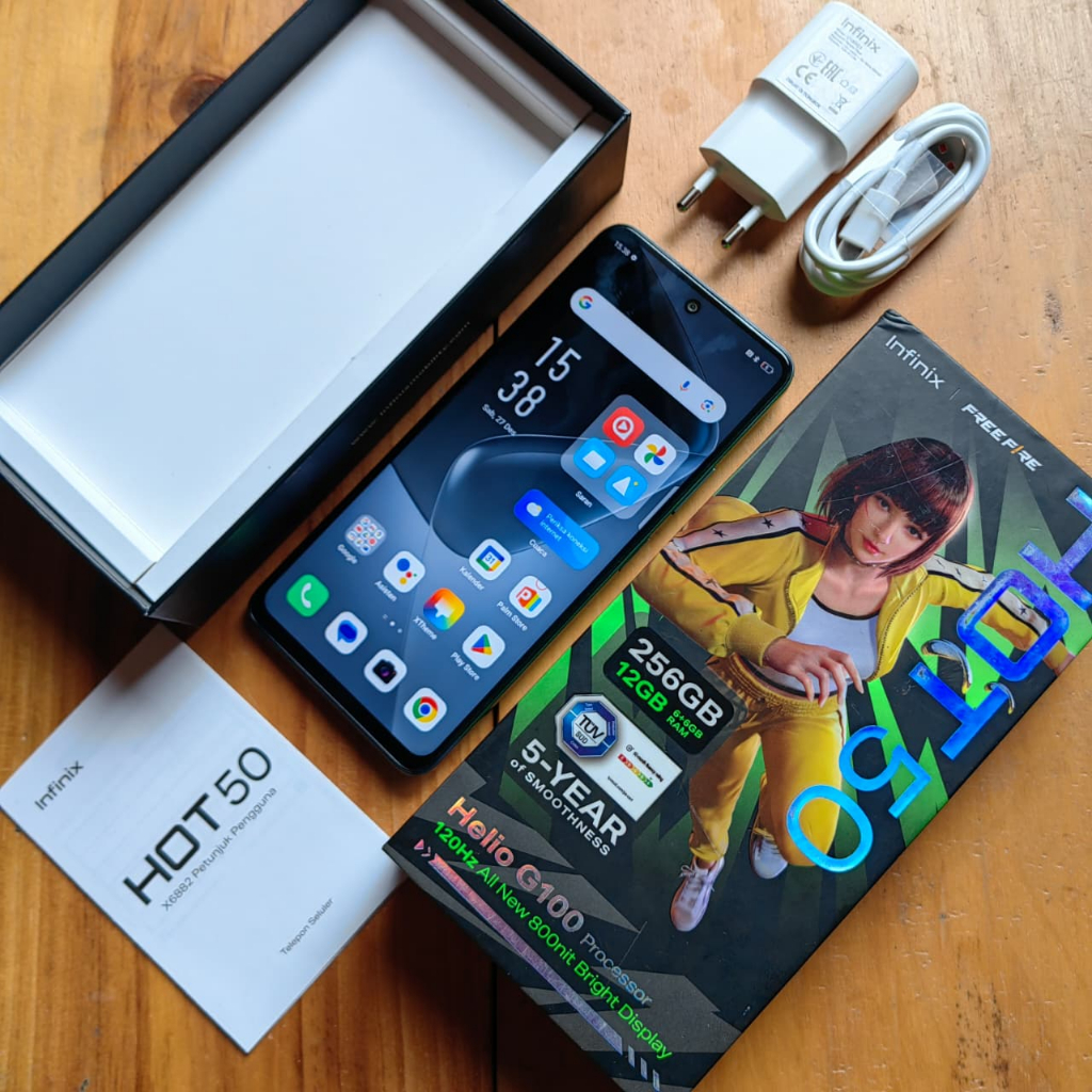 INFINIX HOT 50 SECOND 8/128GB HANDPHONE SECOND HP SEKEN HP BEKAS HP MURAH