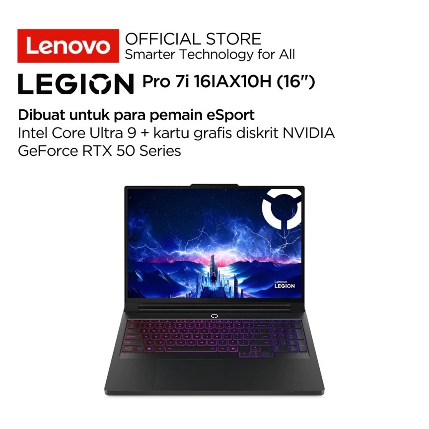 LENOVO LEGION PRO 7I 16 OLED ULTRA 9 275HX RTX5090 24GB -RAM 32GB 1TB W11+OHS 16.0WQXGA 240Hz
