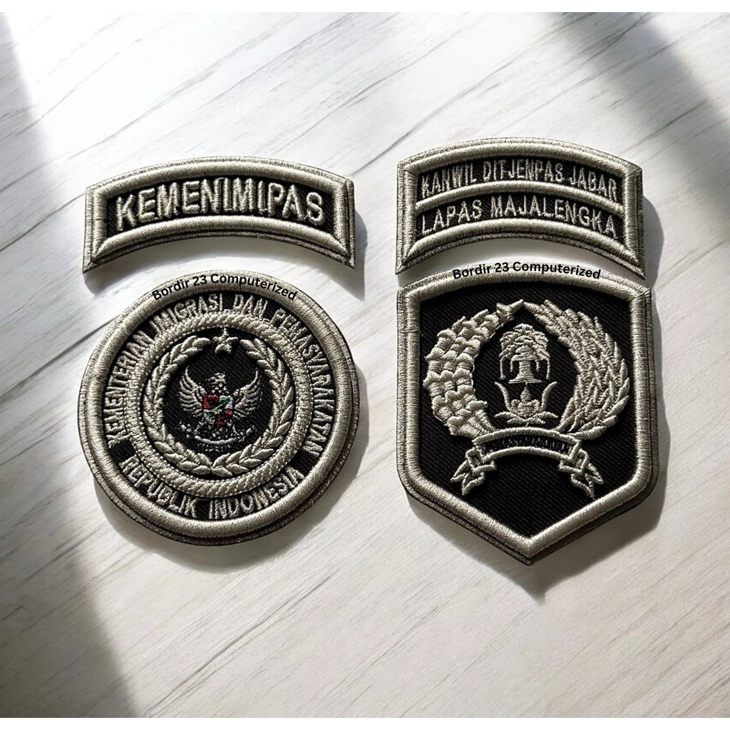 ATRIBUT PDH POLSUSPAS TERBARU BORDIR TIMBUL