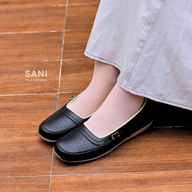 ONE LOVE SANI FLATSHOES -  SEPATU FLATS WANITA BALET CASUAL LOOK BASIC SOL KARET ANTI SLIP