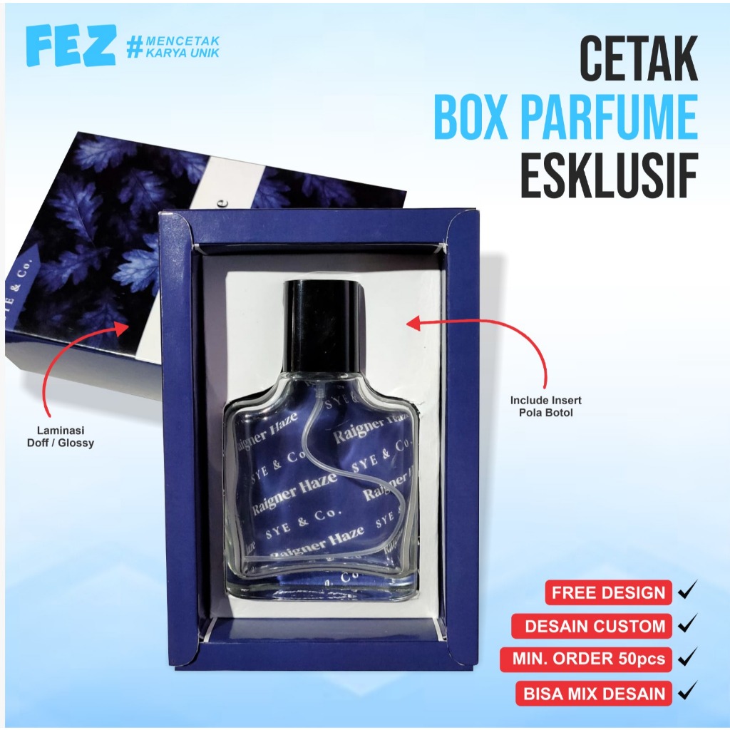 Custom Box Parfum Premium Color Slide