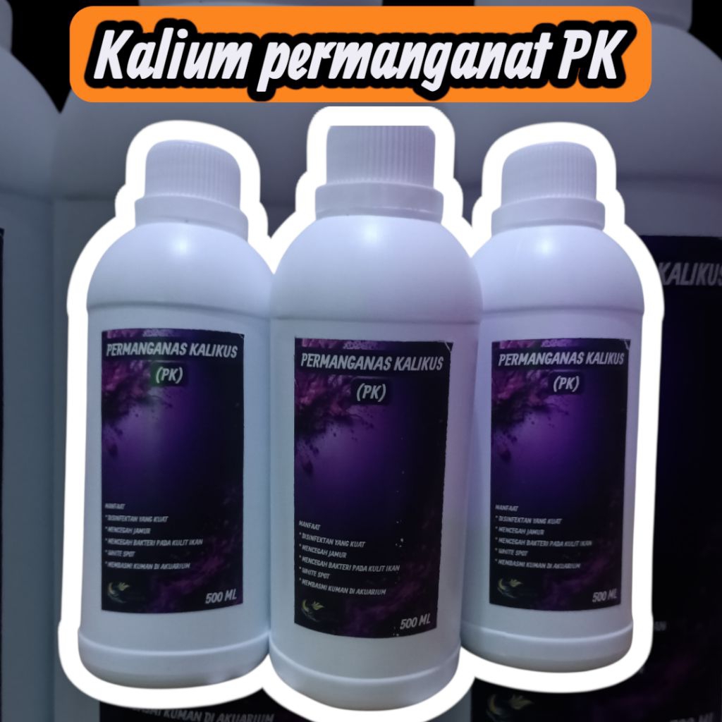 obat cacar ikan kalium permanganat PK 500 ml