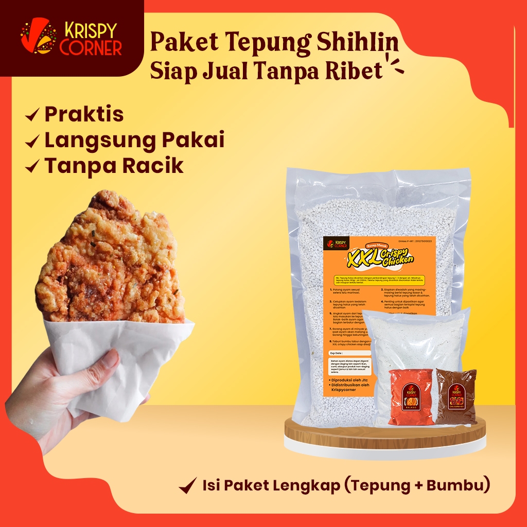 Paket Tepung Shihlin Ayam Goreng Taiwan ala Shihlin Shilin Crispy Chicken Tepung Shihlin Medan