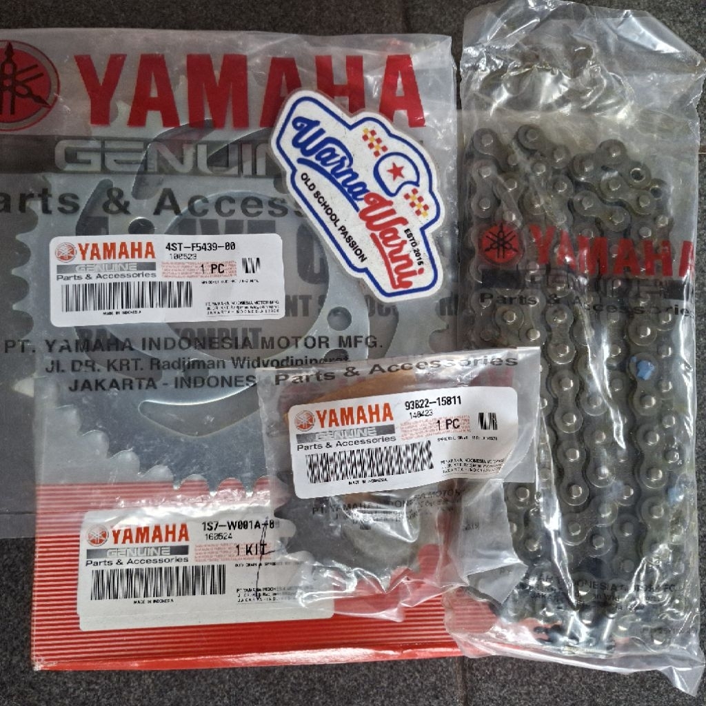 Gearset girset jupiter MX lama old | 1S7-W001A-00