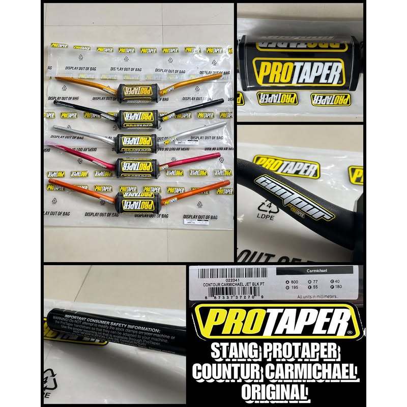 Stang ProTaper Contour Carmichael Original - Handlebar Fatbar Motor Cross Trail & Supermoto - High Q