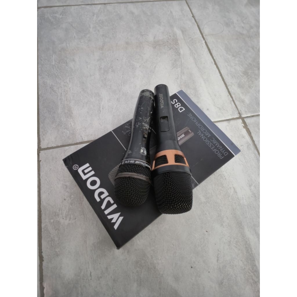 Dynamic/Microphone Bekas Dut,Toa Dan Wisdom D8s Bekas