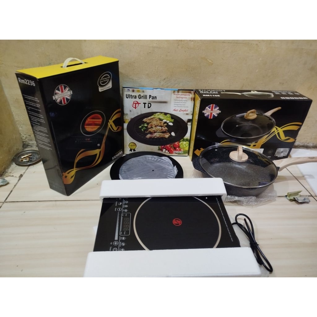 kompor listrik hologen crismont by Siemens fullset