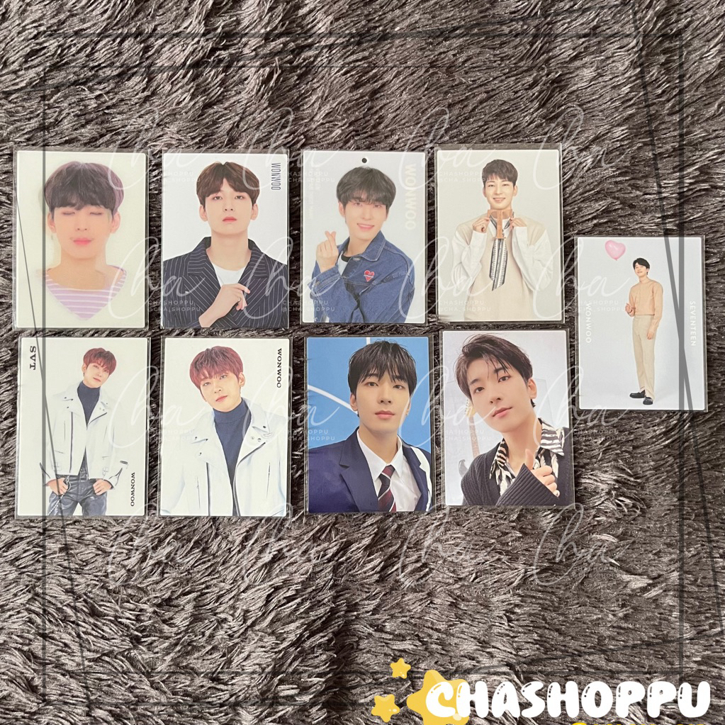 [CLEARANCE SALE] TC TRADING CARD JEPANG JAPAN WONWOO HE HAPPY ENDING, HARU, OTY ODE TO YOU, DOME TOU