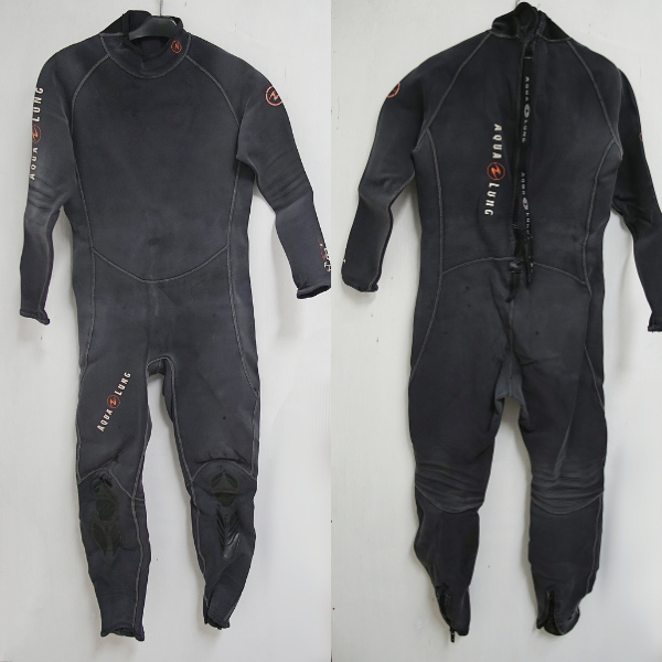Aqualung Wetsuit 3mm Diving Neoprene Size LG Bekas