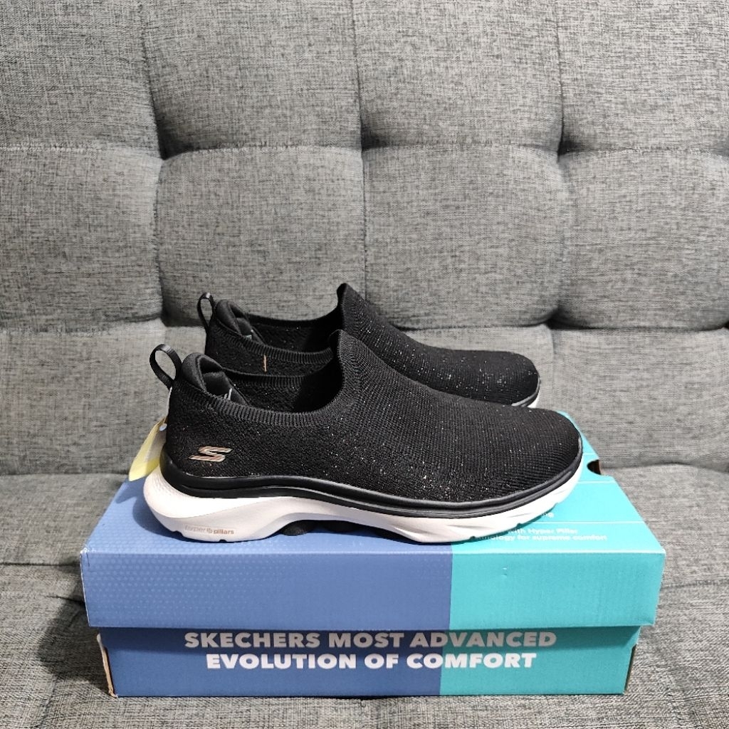 Skechers GO WALK 7 ZAIDA Women's - Black/Rose Gold [125243/BKRG]