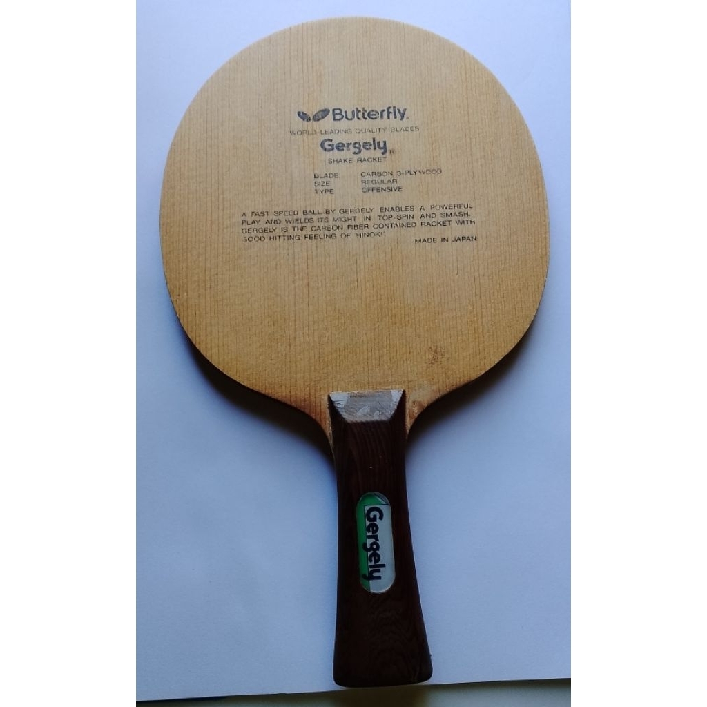 Butterfly Gergely T5000 Old Tag original