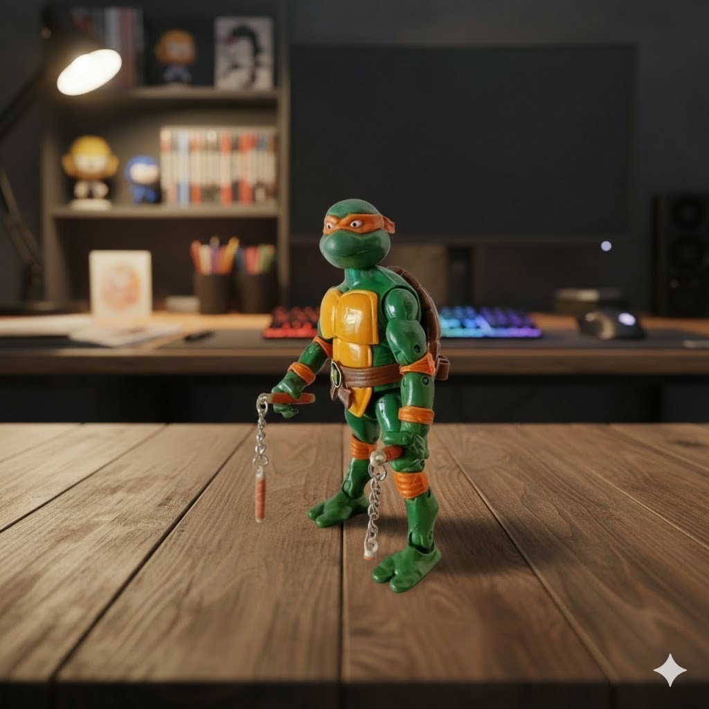 Mainan Action Figure Ninja Turtle TMNT Michelangelo