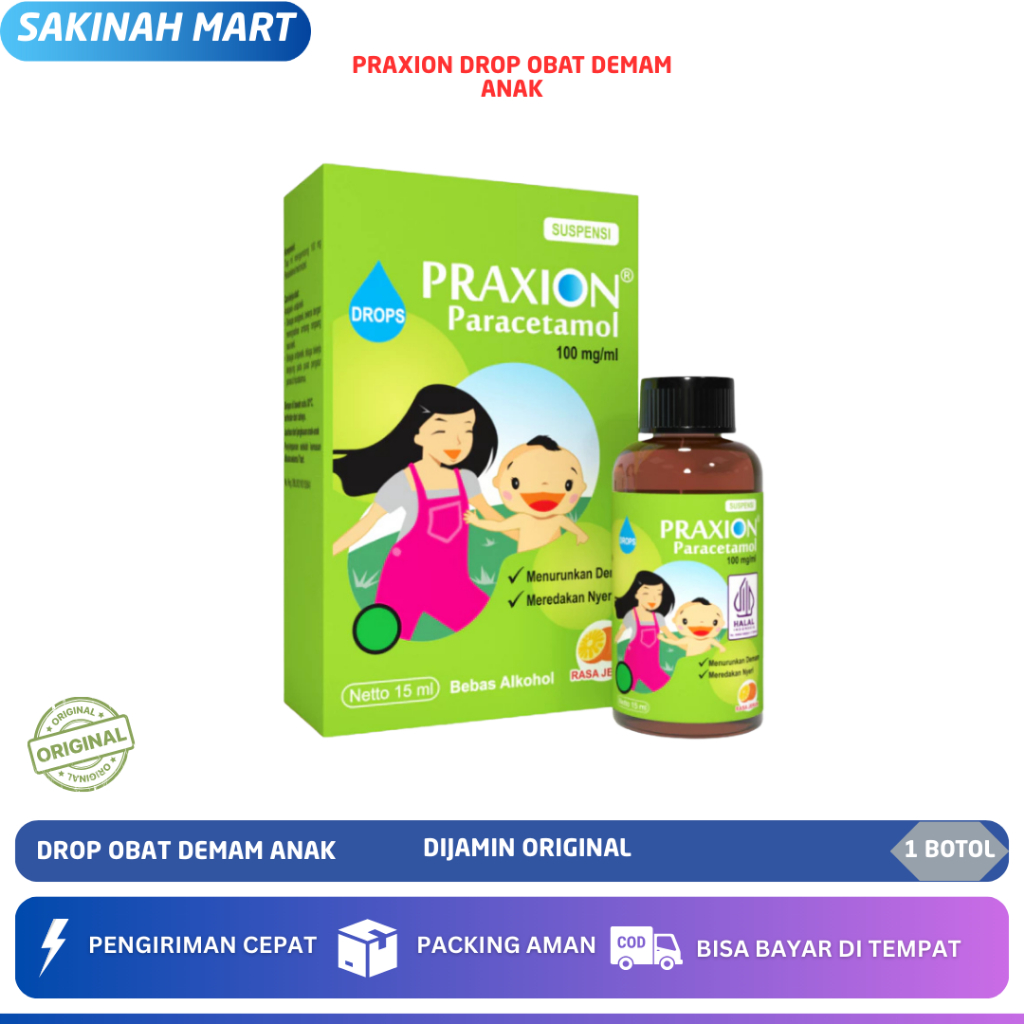 Praxion Drop Obat Demam Anak