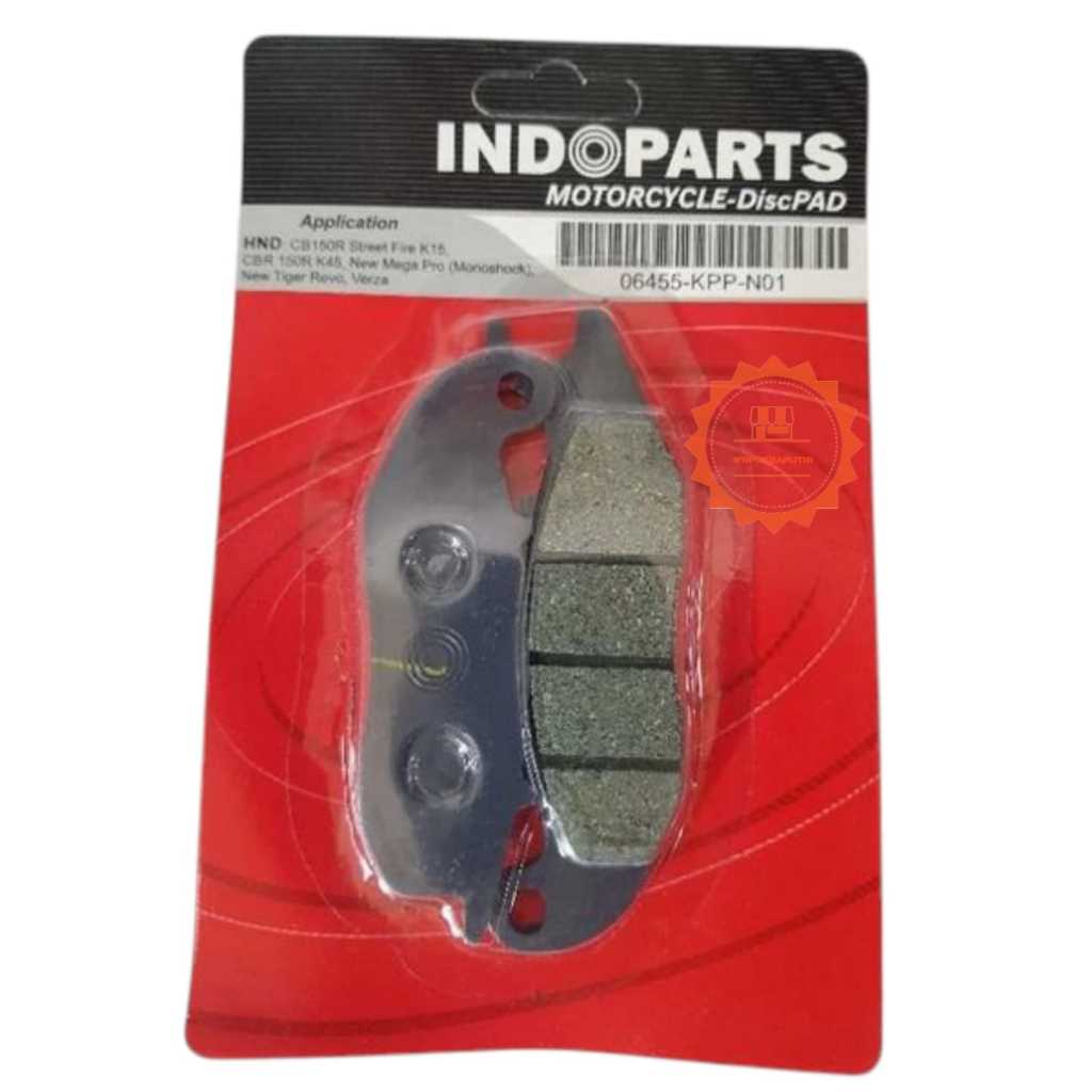 DISC PAD / 06455-KPP-N01 / HONDA NewTiger / NewMegapro / Verza / CBR 150 / KAMPAS REM CAKRAM / MERK 