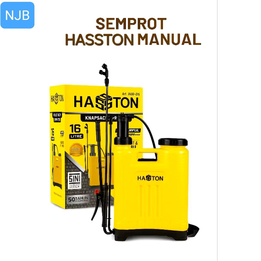 SPRAYER HASSTON 16 LITER MANUAL