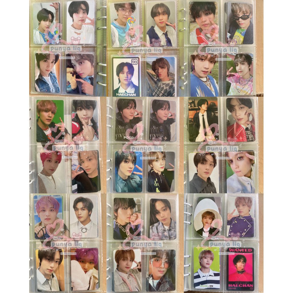 [BACA DESK] photocard official hd aab jaemin haechan mark catur korek hoodie mukor makestar pout hae