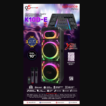 SPEAKER AKTIF ADVANCE K10D-E